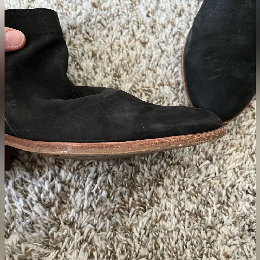 Sam Edelman Leather Packer Ankle Booties in Black Women's Size 8 - Picture 13 of 16